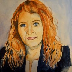 20 x 30 cm, Aquarell auf Leinwand